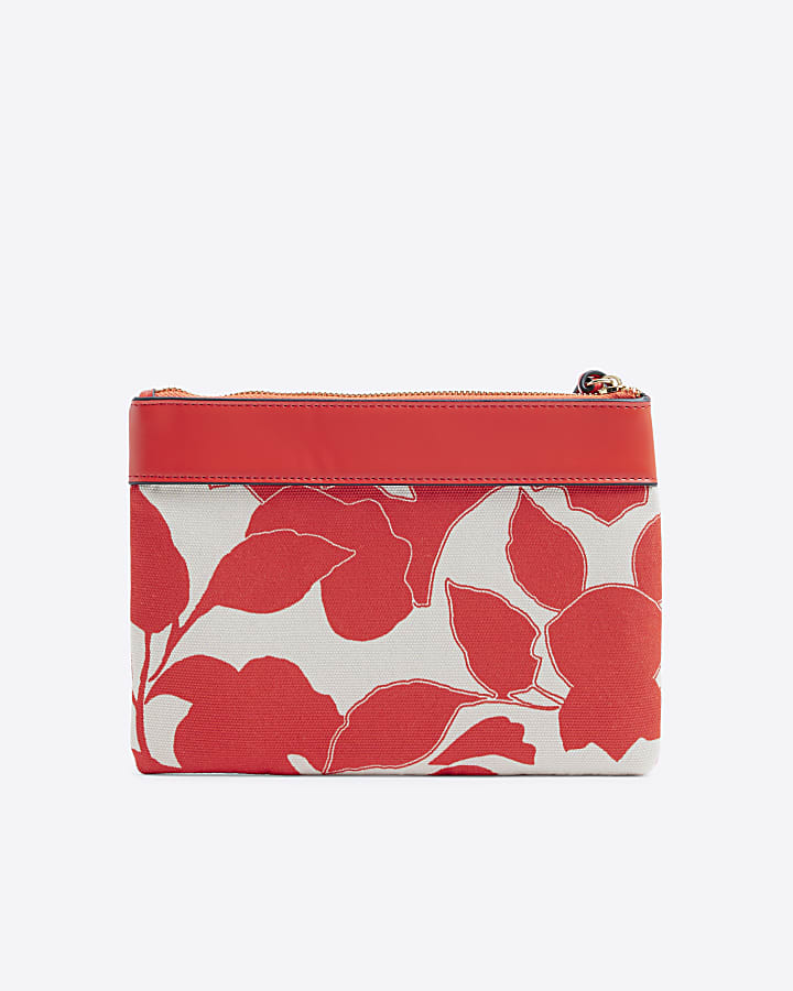 Red Canvas Print Pouchette