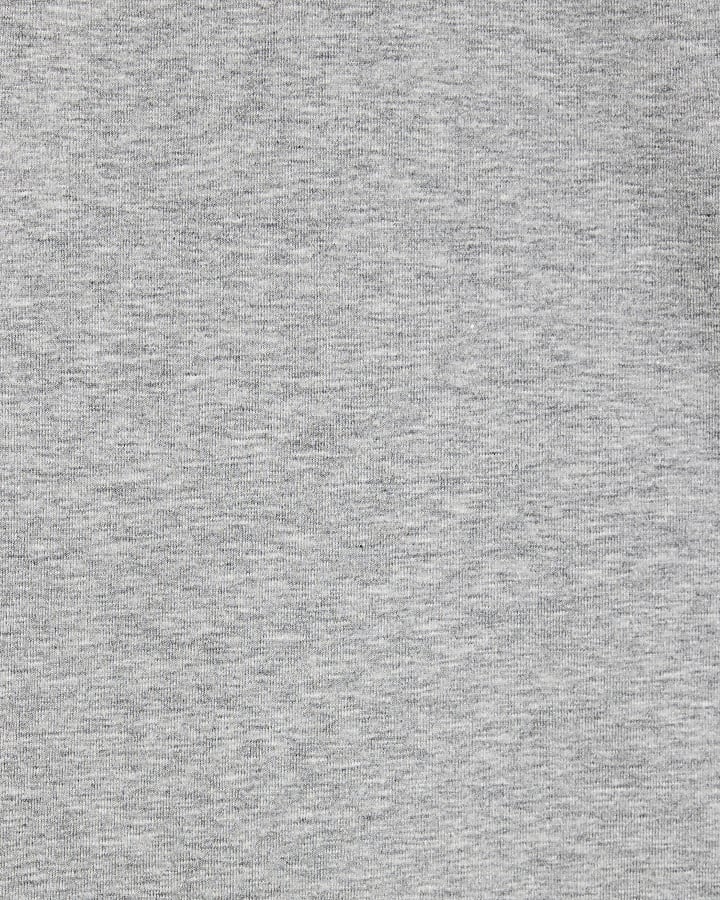 Grey Long Sleeve Crew Neck Bodysuit