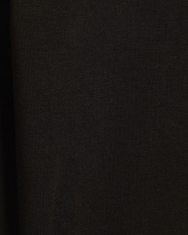 Black  Long Sleeve Roll Neck Bodysuit