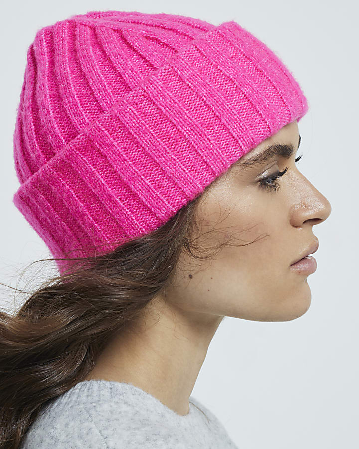 River island beanie hat online