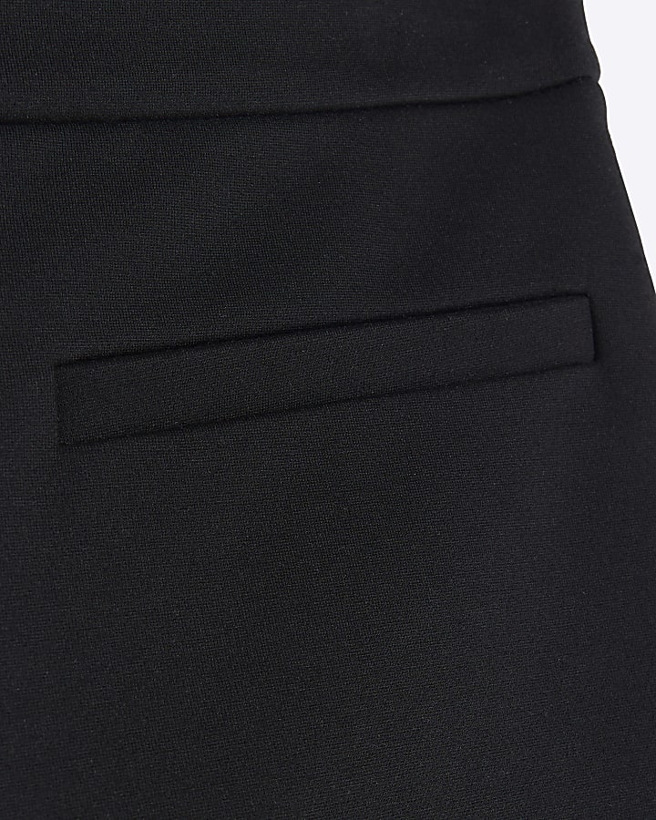 Black Slim Fit Ponte Trousers
