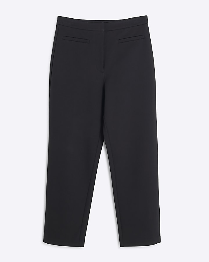 Black Slim Fit Ponte Trousers