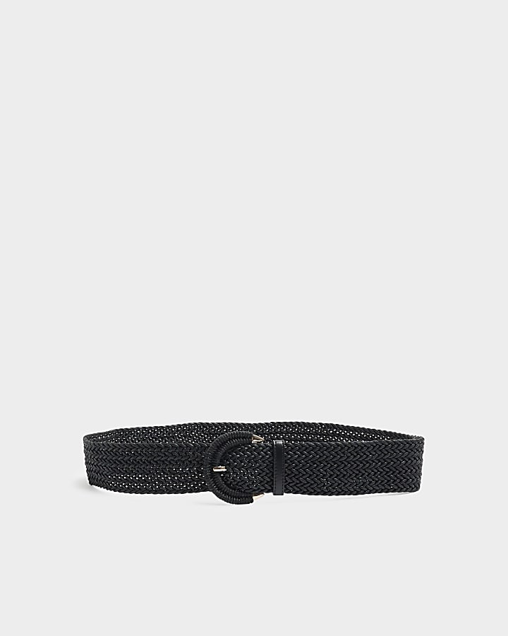 Black Macrame Belt