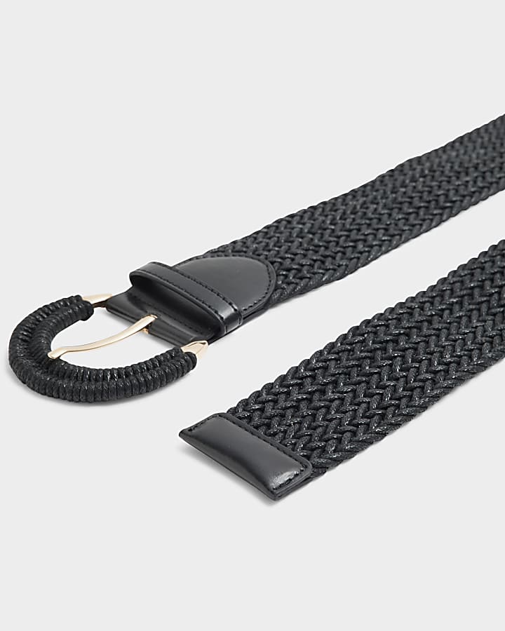 Black Macrame Belt