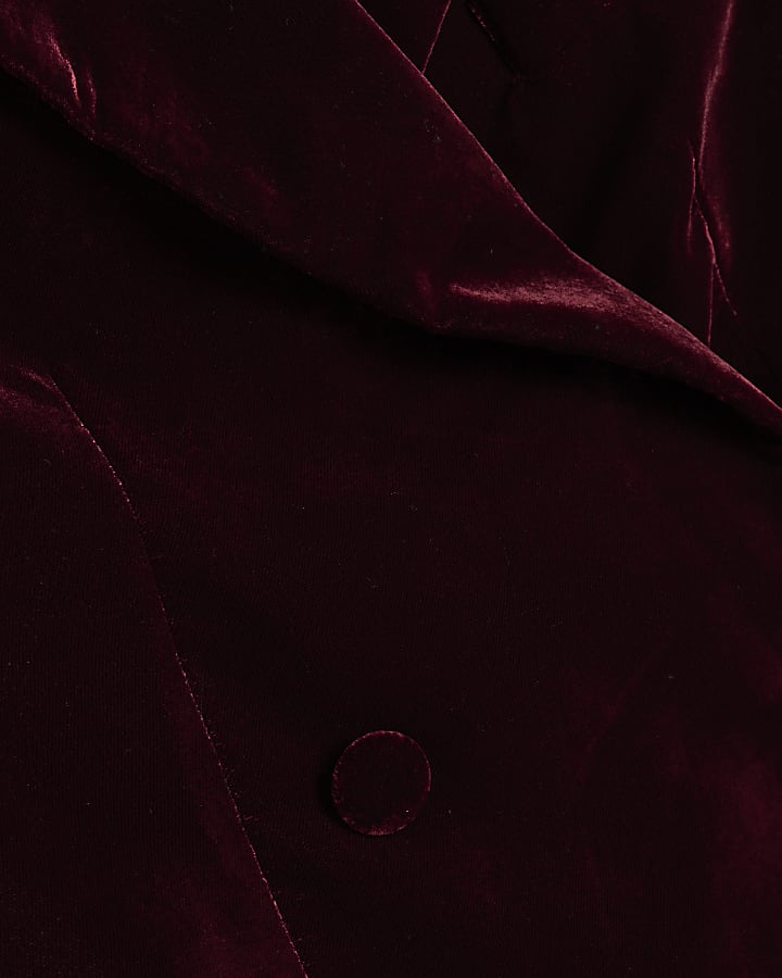 Red Velvet Blazer