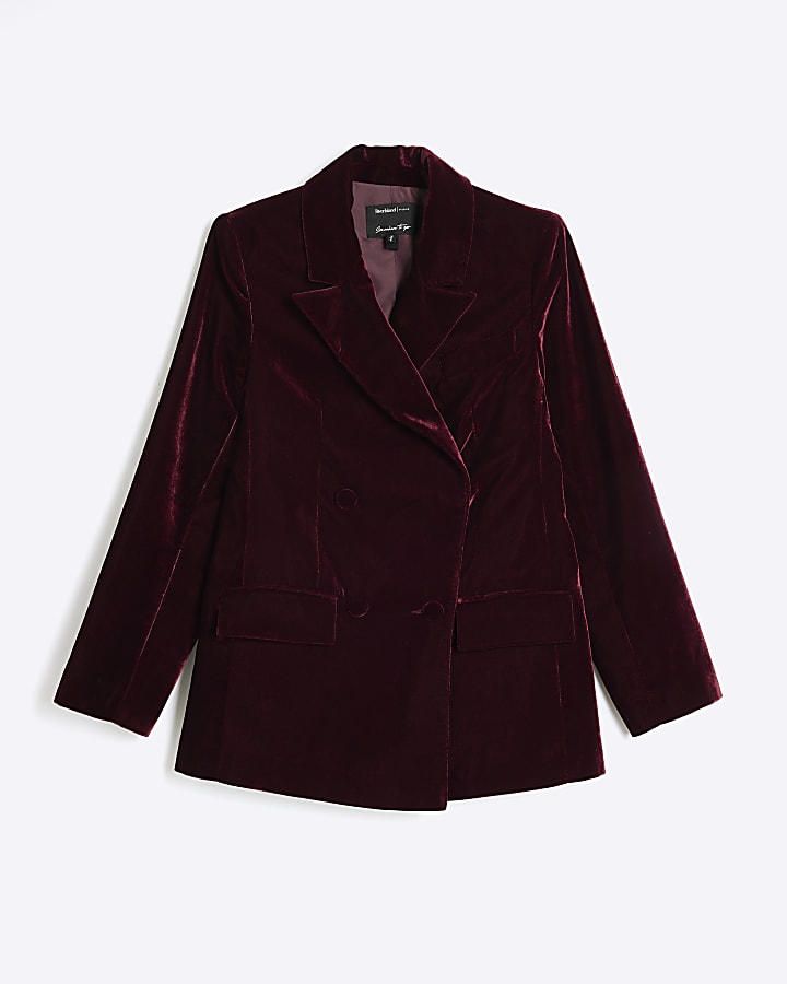Red Velvet Blazer