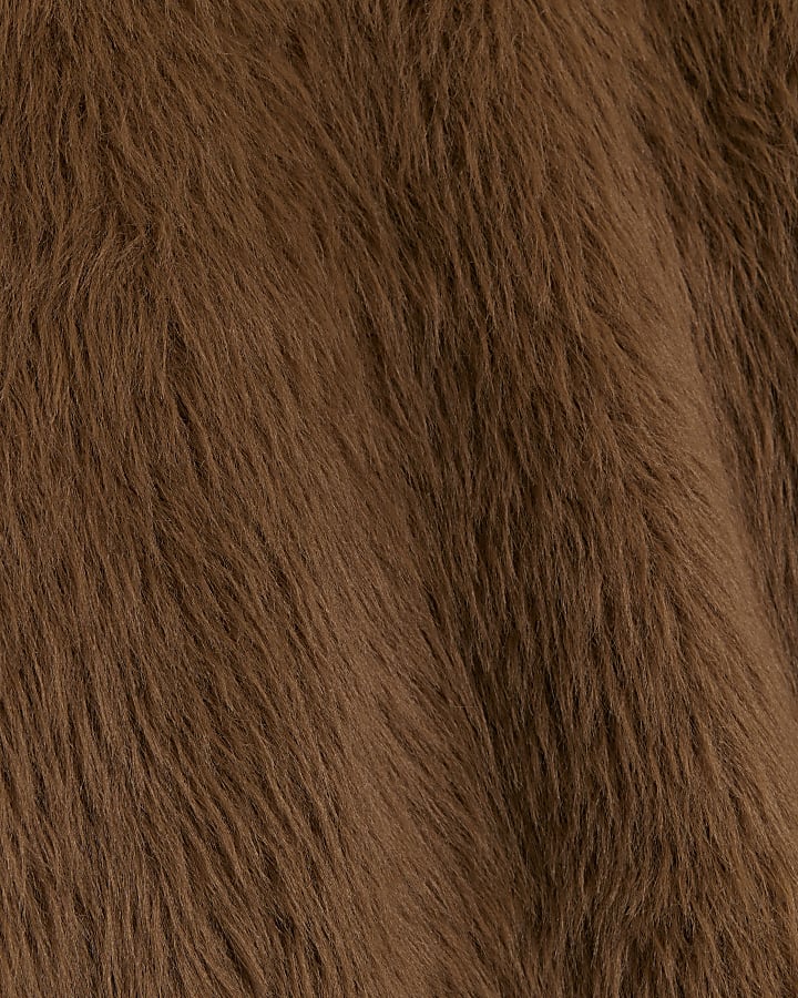 Brown Faux Fur Jumper