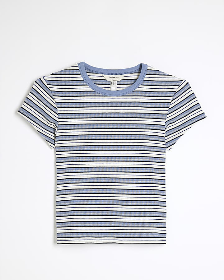 Blue Stripe Baby T-shirt