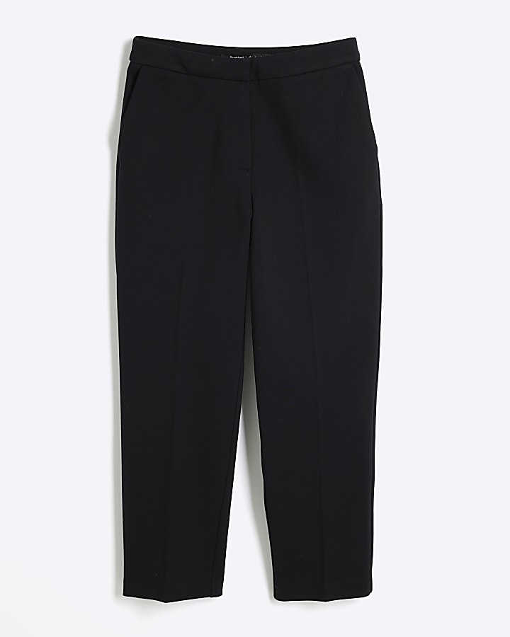 Petite Black Slim Fit Ponte Trousers