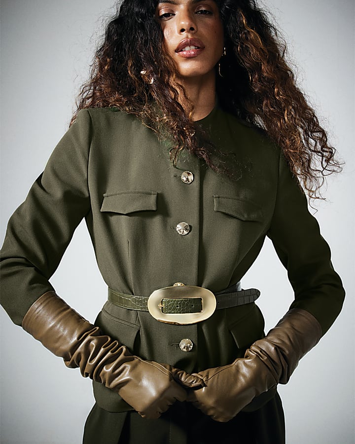 River island military jacket on sale