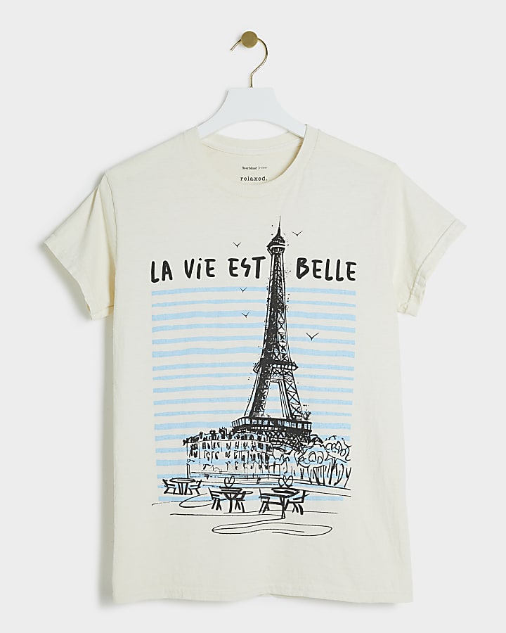 Cream Paris graphic t-shirt