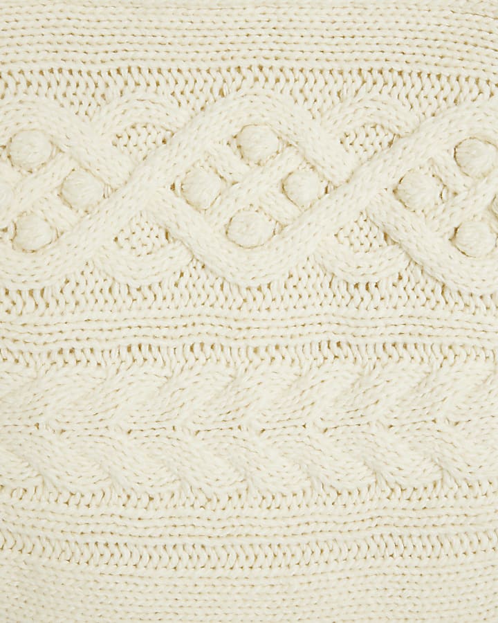 Cream Cable Knit Jumper