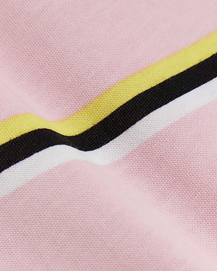 Pink Stripe Rugby T-shirt