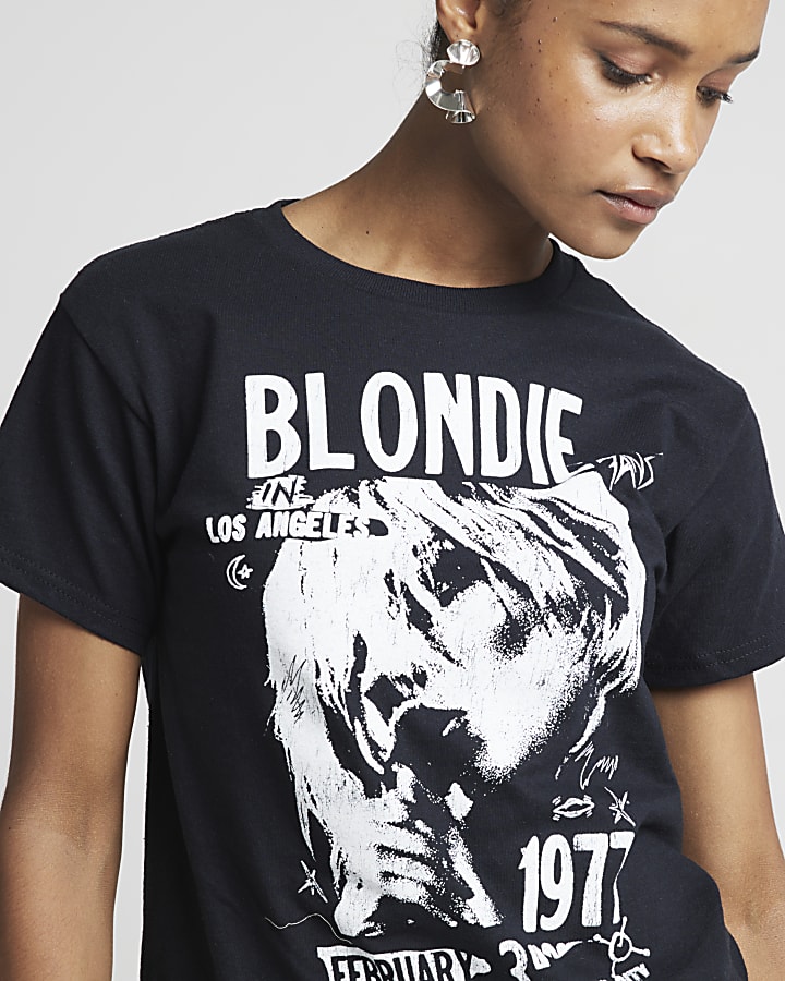 Black Blondie graphic t-shirt