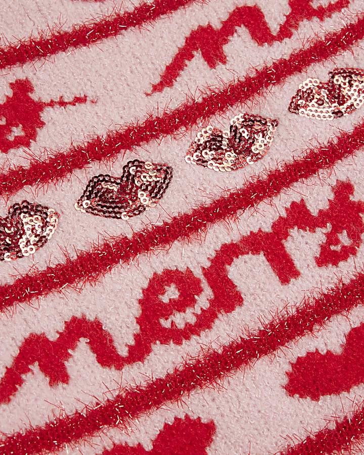 Pink Merry Christmas Jumper