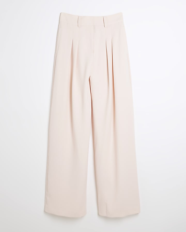 Pink wide leg trousers