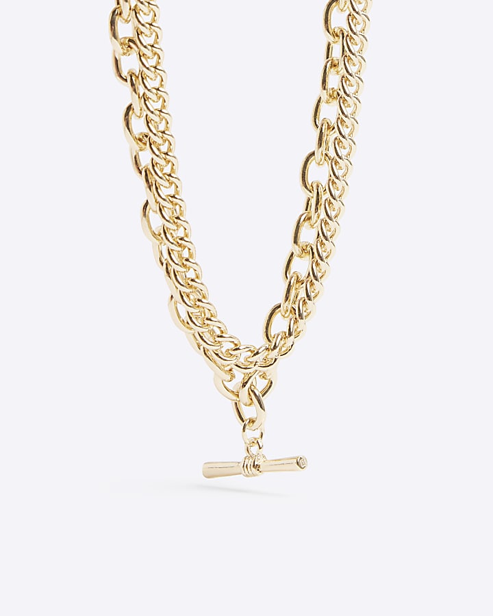 Gold chain necklace