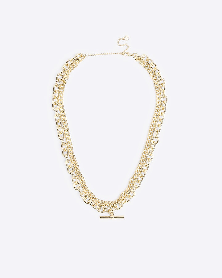 Gold chain necklace