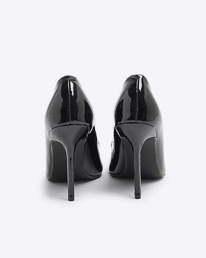 Black Patent Court Shoes