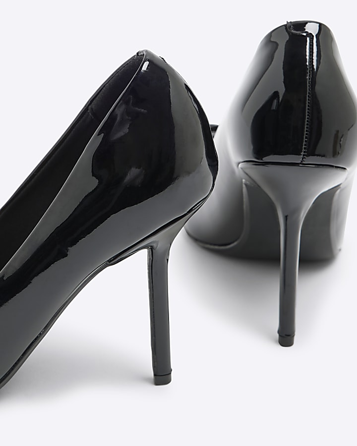 Black Patent Court Shoes