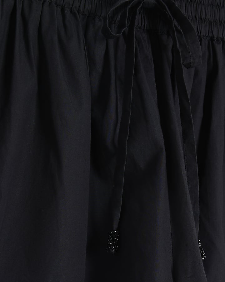 Black Pull On Cornelli Shorts