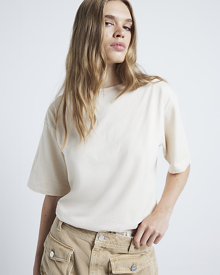 Stone washed oversized t-shirt