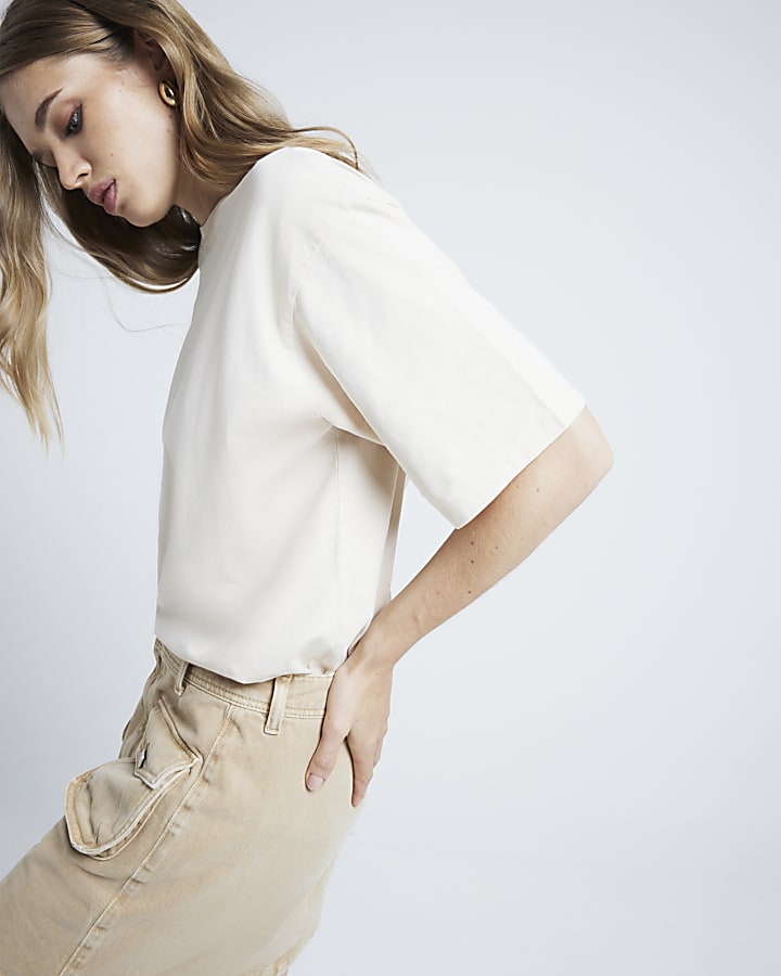 Stone washed oversized t-shirt