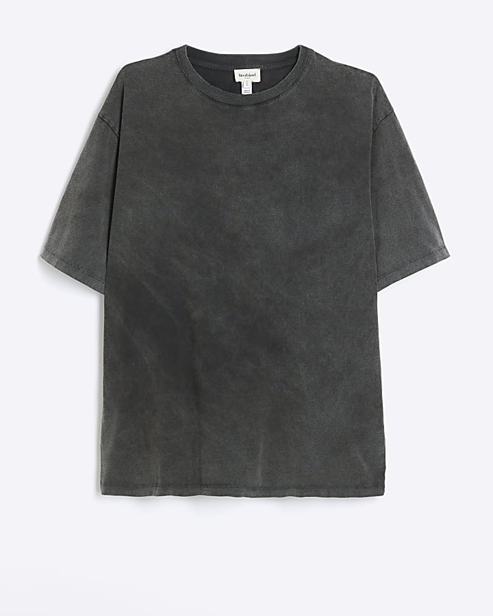 Grey washed oversized t-shirt
