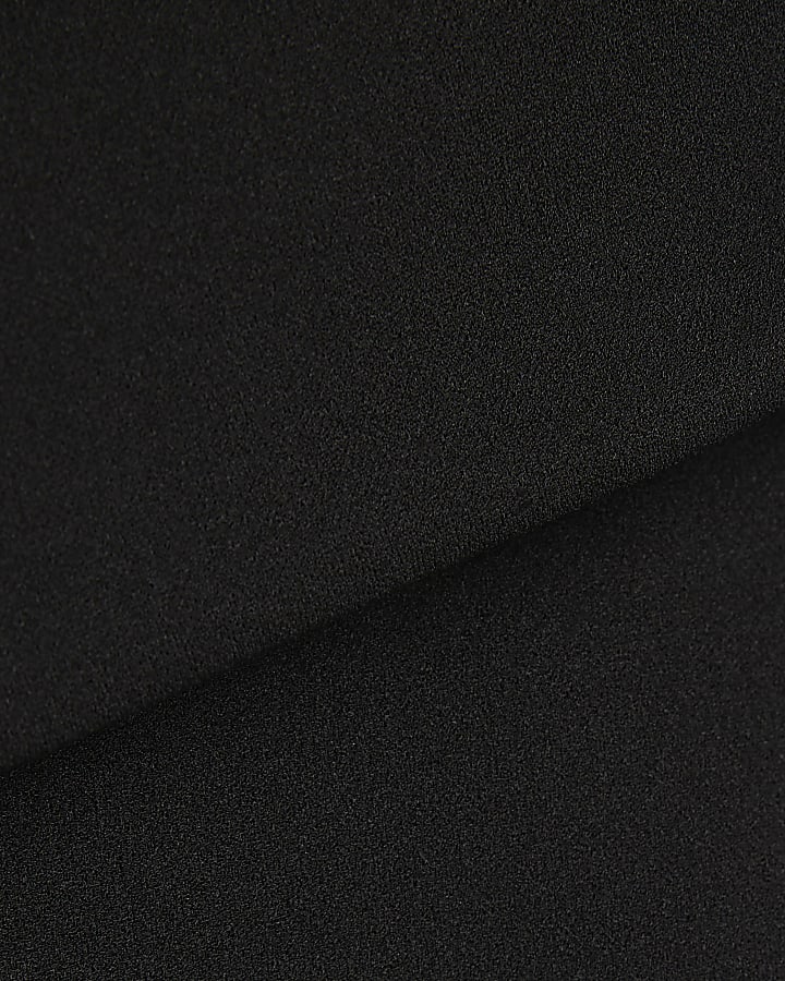 Black one shoulder bodysuit
