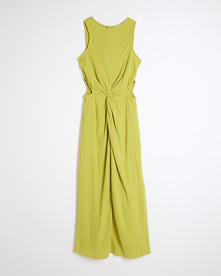 Green Bodycon Midi Dress