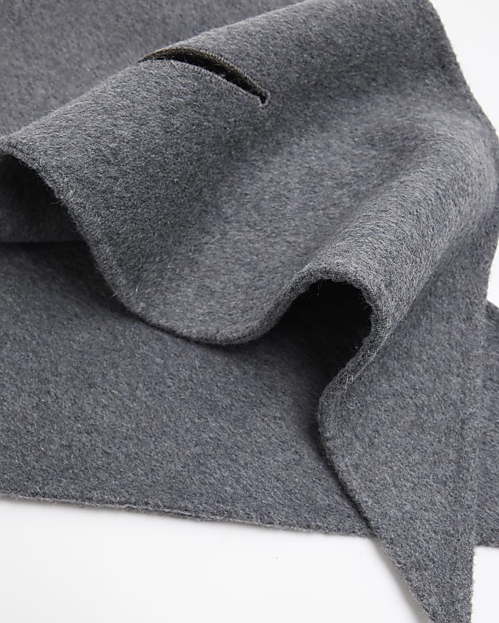 Grey Triangle Scarf