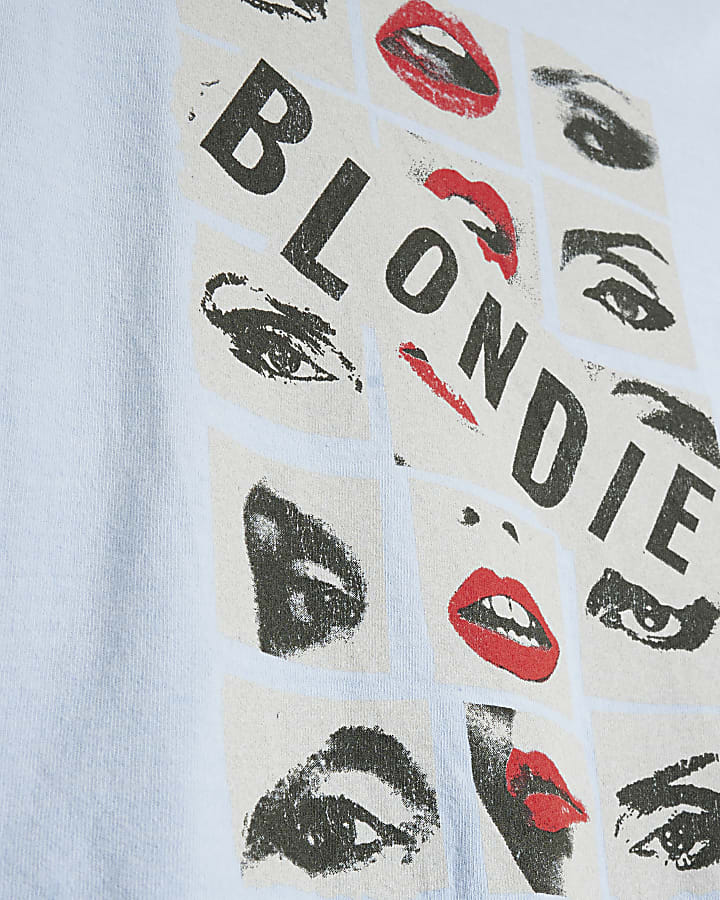 Blue Blondie graphic t-shirt
