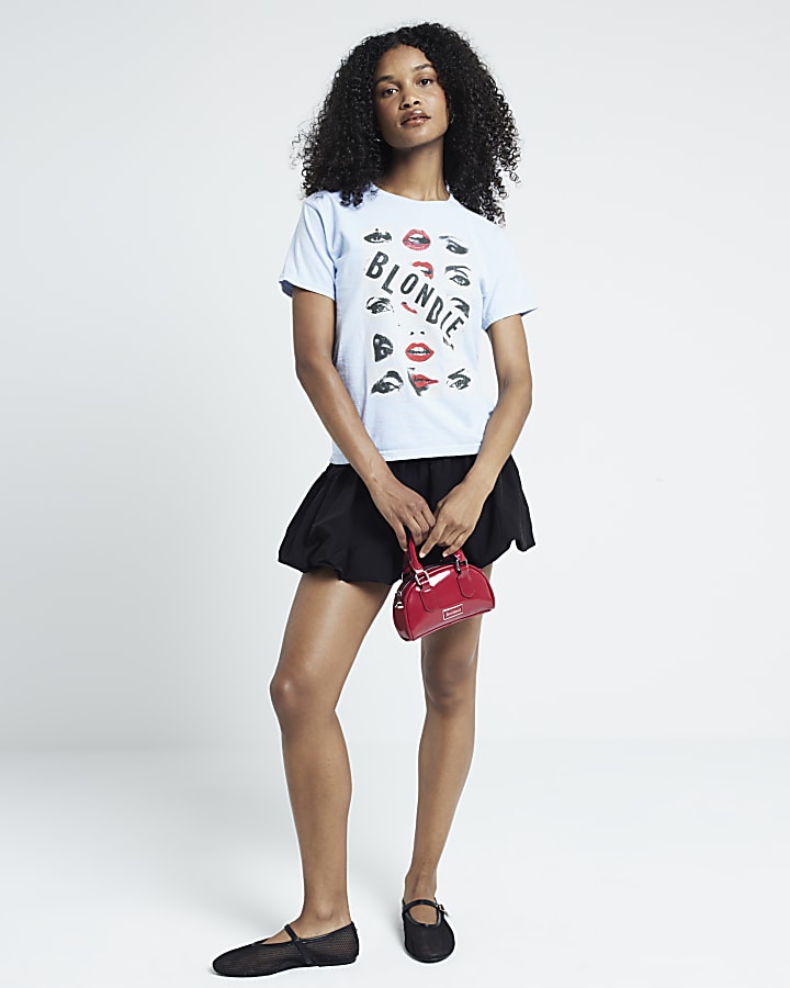 Blue Blondie graphic t-shirt
