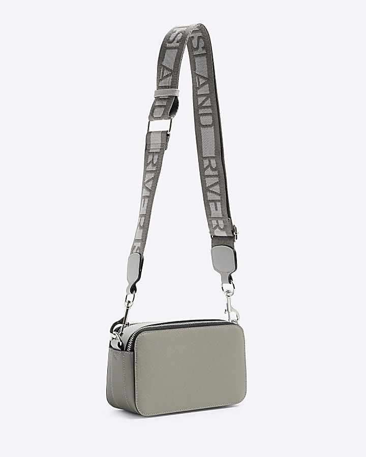 Grey Camera Cross Body Bag