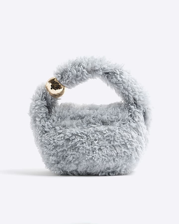 Blue Sphere Borg Top Handle Bag