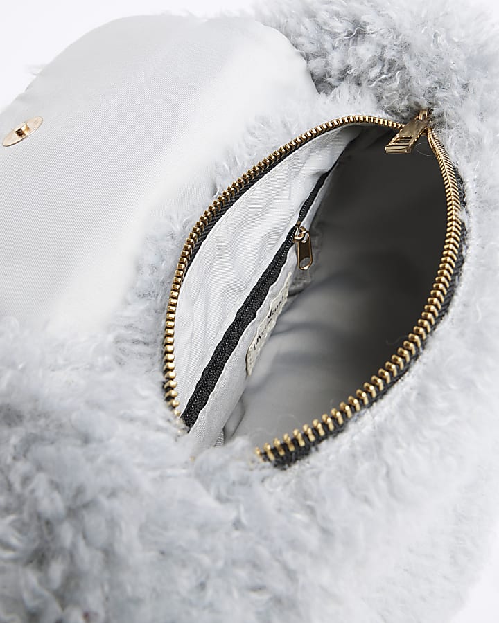 Blue Sphere Borg Top Handle Bag