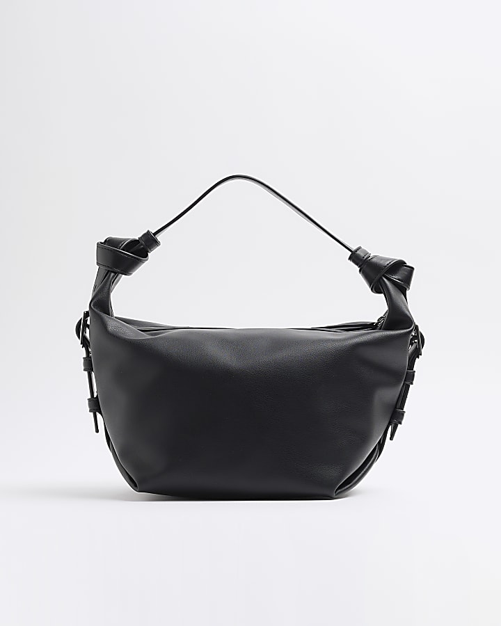 Black Stud Shoulder Bag