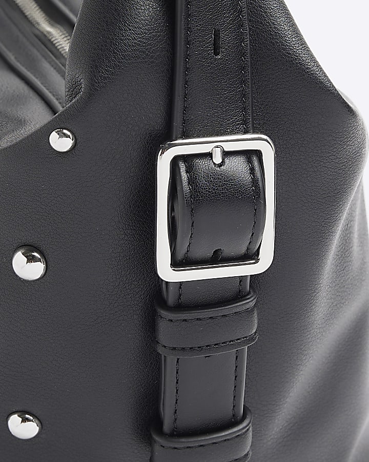 Black Stud Shoulder Bag
