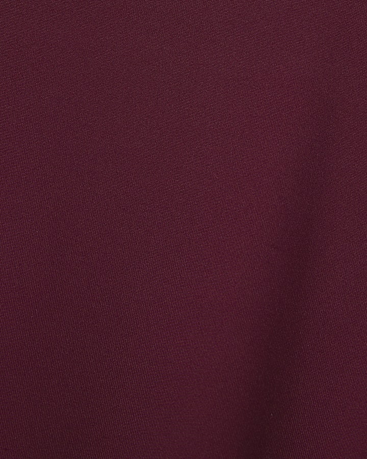 Red Long Sleeve Bodysuit