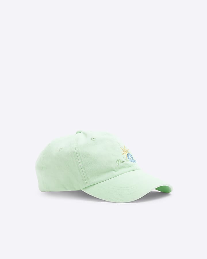 Green Malibu Embroidered Cap