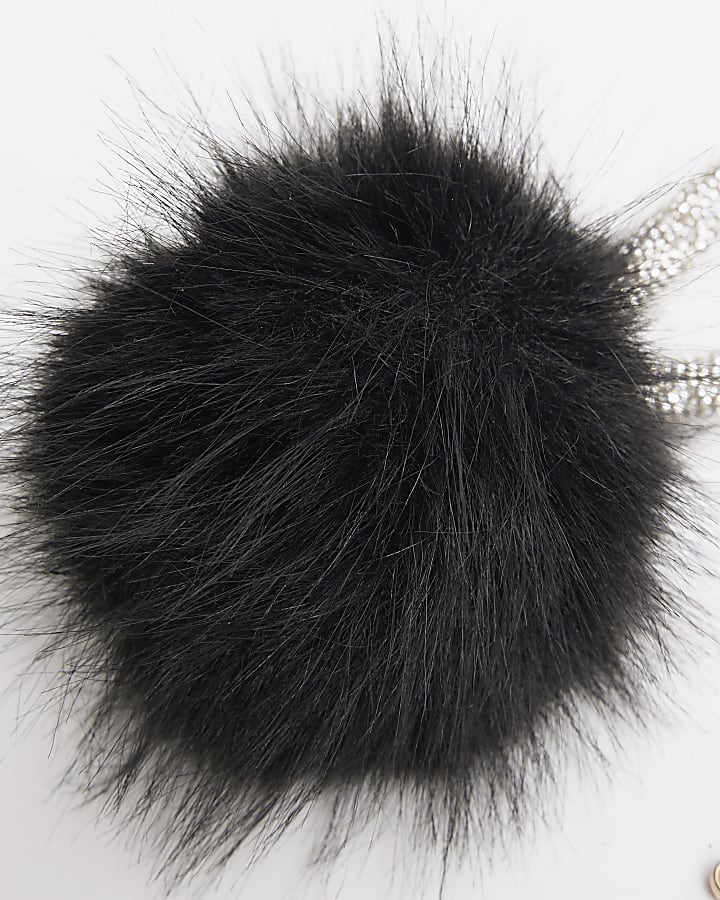 Black Pom Pom Charm