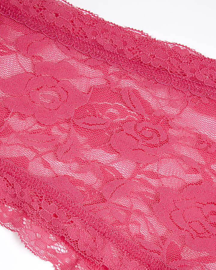 Pink Lace Knicker Shorts