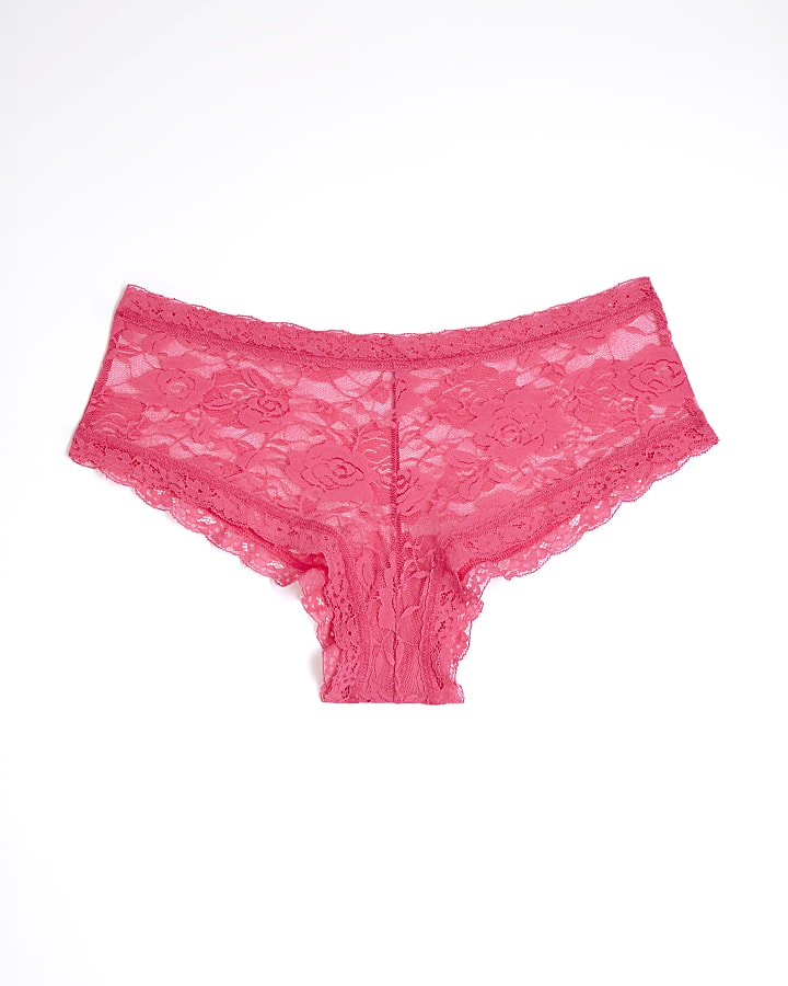 Pink Lace Knicker Shorts