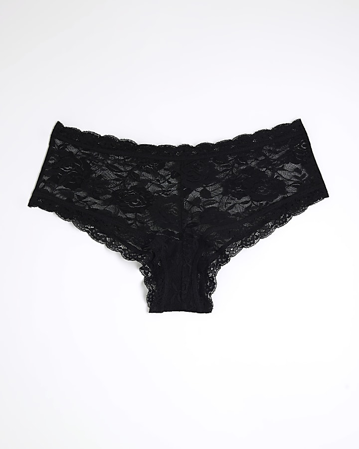 Black Lace Knicker Shorts