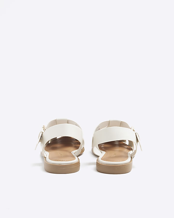 Cream Fisherman Sandals