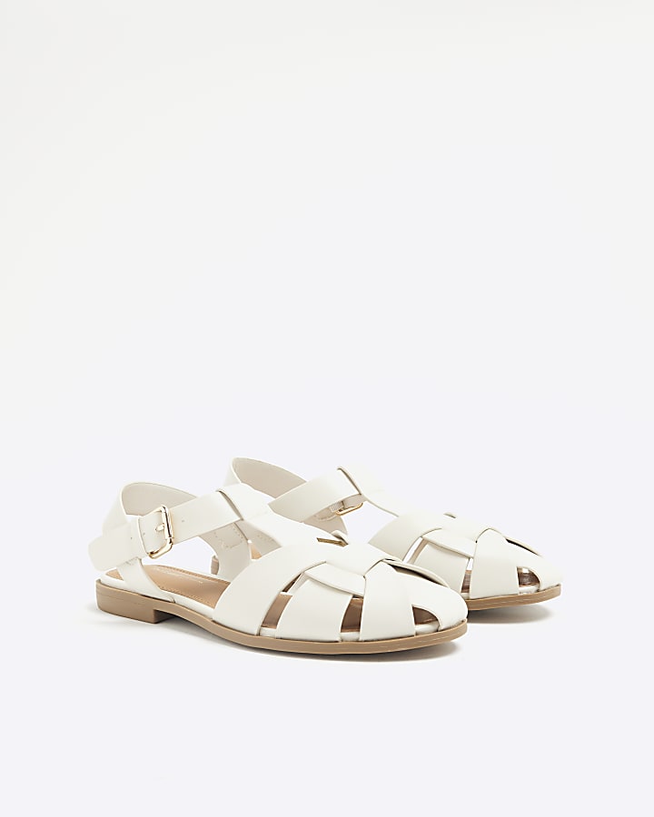 Cream Fisherman Sandals