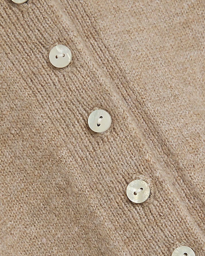 Brown Button Cardigan