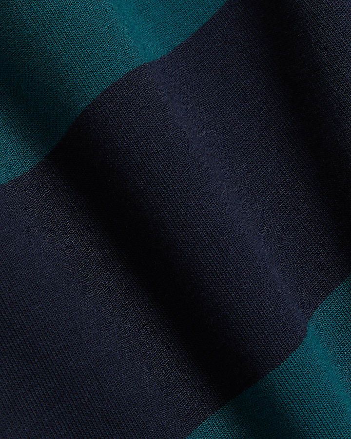 Green stripe mini skirt