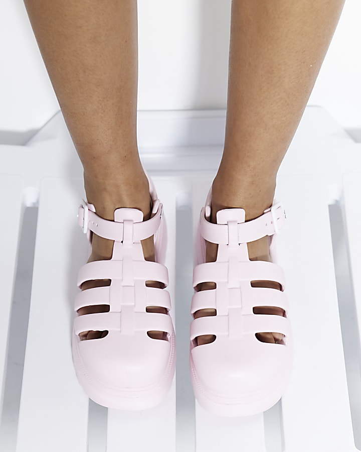 Pink Chunky Strapped Sandal