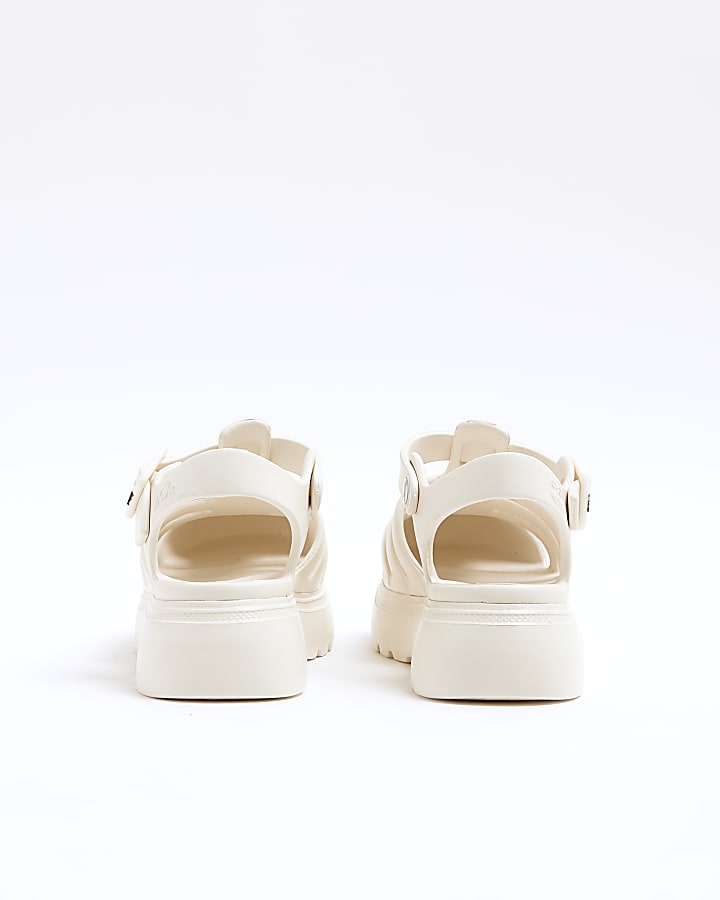 White Chunky Strapped Sandal